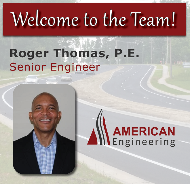Welcome Roger Thomas - Senior Engineer