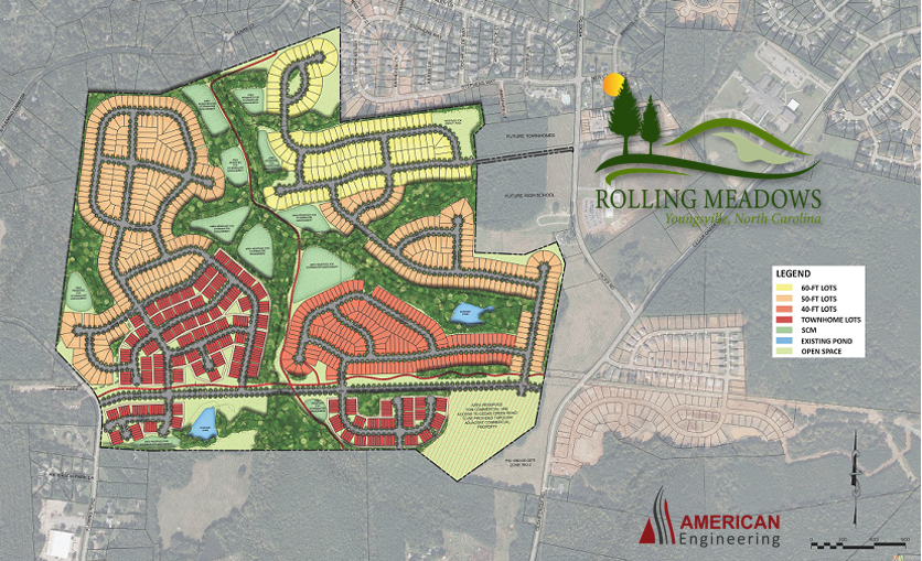 Rolling Meadows Community Development in Youngsville